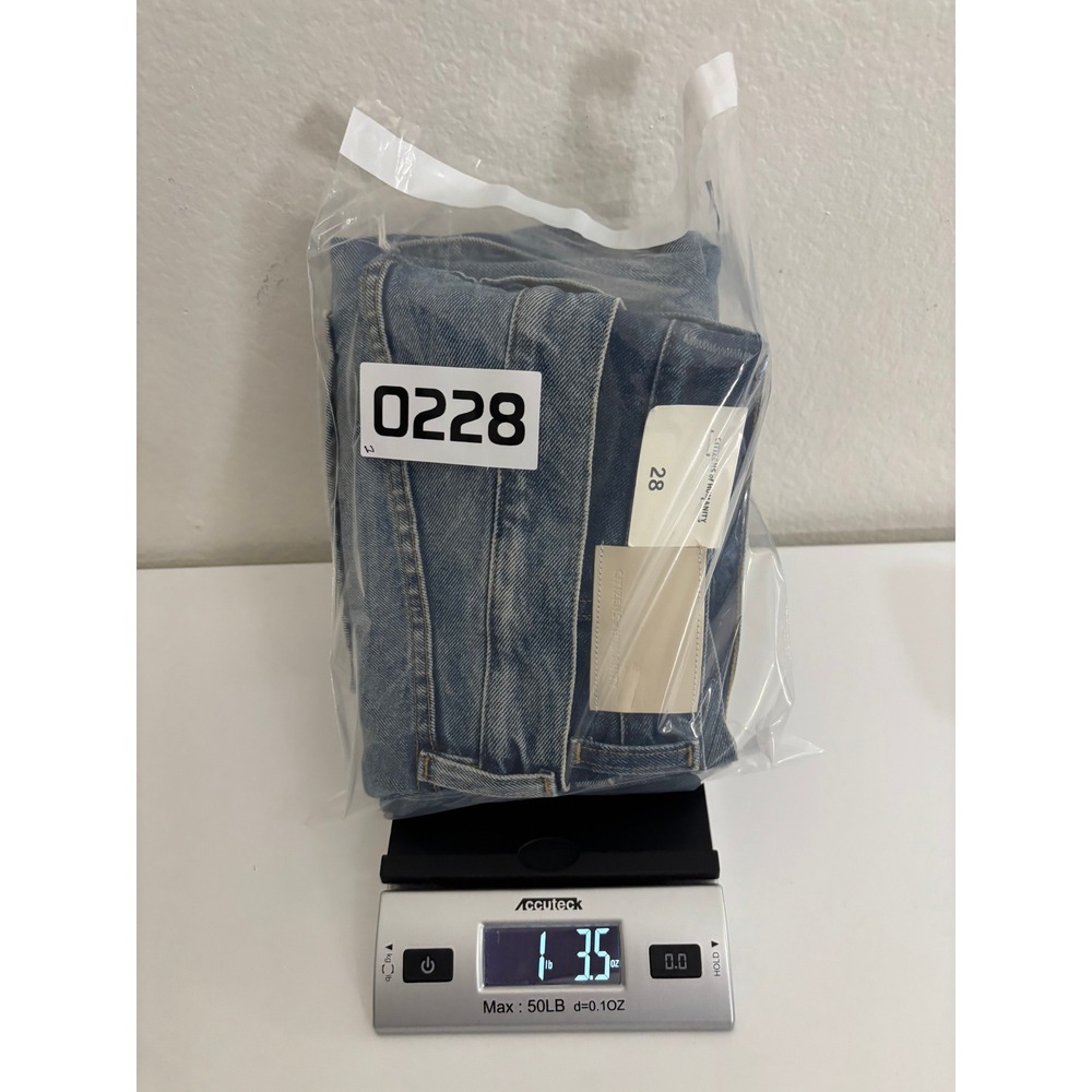 Citizens of Humanity Double Waistband Mori Corset Denim Shorts Raw Hem 28 FP - Picture 8 of 8